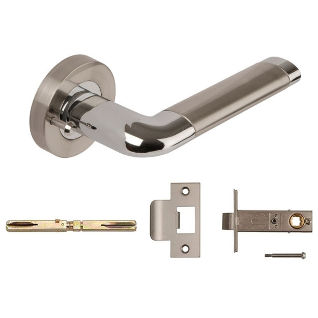 Picture of 3670 PRV SNP/PC ARGO LEVER C/W PRIVACY FACILITY & MORTICE LATCH (70MM OVERALL)