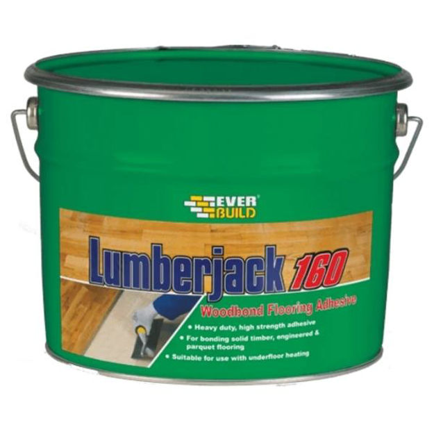 Picture of EVERBUILD LUMBERJACK 160 WOOD FLOOR ADHESIVE 10LTR