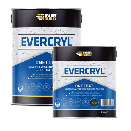 Picture of EVERBUILD EVERCRYL ONE COAT BLACK