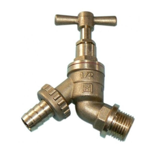 Picture of VHBC DZR BRASS HOSE UNION BIBCHECK 1/2"