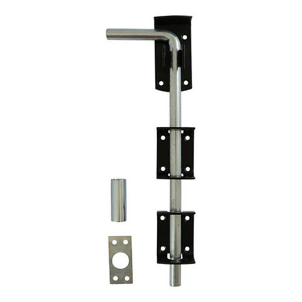 Picture of GARAGE DROP DOWN BOLT BLACK 300MM