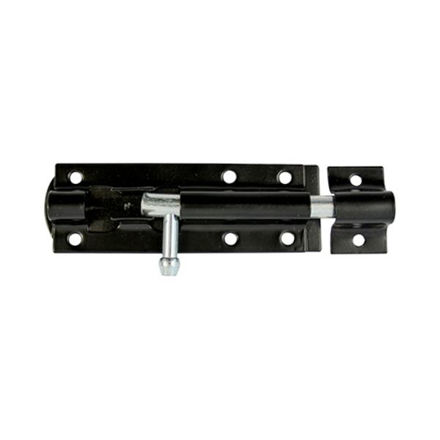 Picture of STRAIGHT TOWER BOLT BLACK 75MM