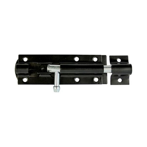 Picture of STRAIGHT TOWER BOLT BLACK 75MM