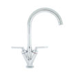 Picture of PRIMA V SHAPE DUAL LEVER MIXER TAP - CHROME