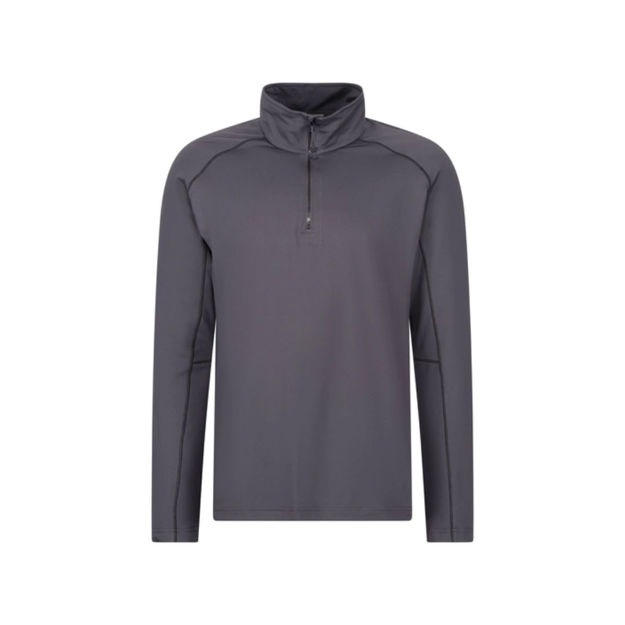Picture of REGATTA CORE STRETCH QUARTER ZIP MID LAYER SEAL GREY