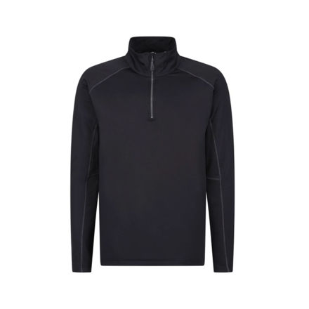 Picture of REGATTA CORE STRETCH QUARTER ZIP MID LAYER BLACK