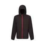 Picture of REGATTA NAVIGATE FULL ZIP HOODED FLEECE BLACK/RED