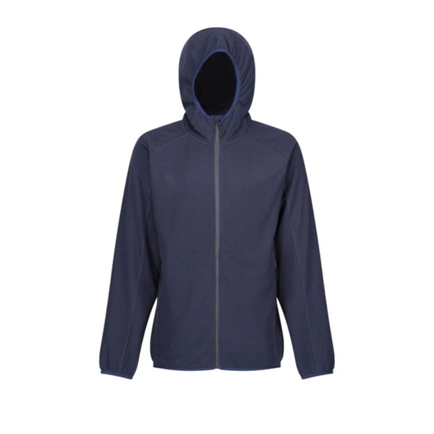 Picture of REGATTA NAVIGATE FULL ZIP HOODED FLEECE NAVY/GREY