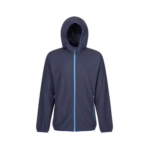 Picture of REGATTA NAVIGATE FULL ZIP HOODED FLEECE NAVY/BLUE