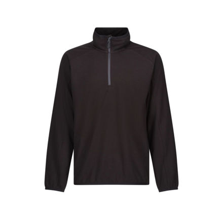 Picture of REGATTA NAVIGATE HALF ZIP FLEECE BLACK/GREY