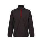 Picture of REGATTA NAVIGATE HALF ZIP FLEECE BLACK/RED