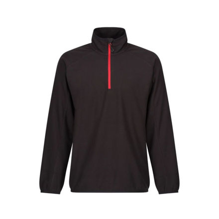 Picture of REGATTA NAVIGATE HALF ZIP FLEECE BLACK/RED