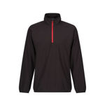 Picture of REGATTA NAVIGATE HALF ZIP FLEECE BLACK/RED