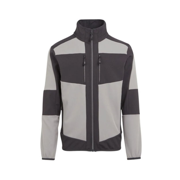 Picture of REGATTA E-VOLVE UNISEX SOFTSHELL HYBRID JACKET GREY/ASH