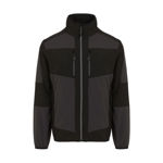 Picture of REGATTA E-VOLVE UNISEX SOFTSHELL HYBRID JACKET ASH/BLACK