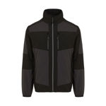 Picture of REGATTA E-VOLVE UNISEX SOFTSHELL HYBRID JACKET ASH/BLACK