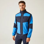 Picture of REGATTA E-VOLVE UNISEX SOFTSHELL HYBRID JACKET BLUE/NAVY