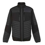 Picture of REGATTA E-VOLVE UNISEX THERMAL HYBRID JACKET ASH/BLACK